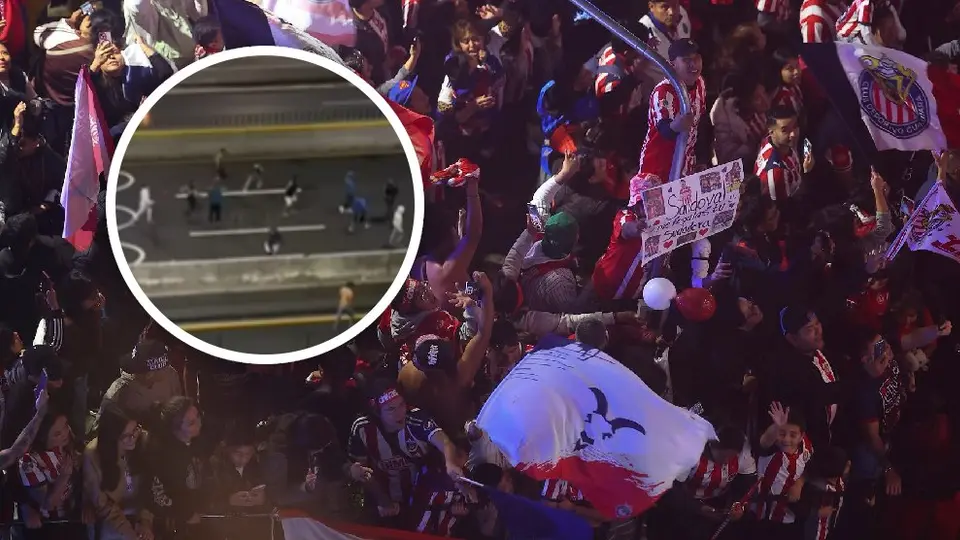 ¡Reprobable! Aficionados del Cruz Azul apedrean el autobús de seguidores de Chivas tras serenata