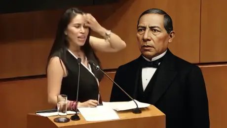 VIDEO: Senadora de Morena presume saber de Benito Juárez y falla al citar su frase más icónica