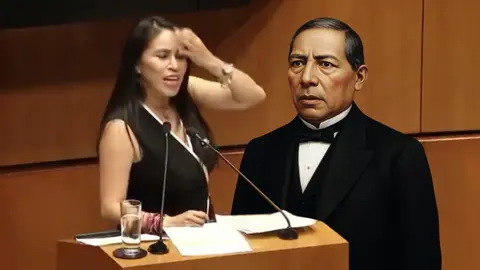 VIDEO: Senadora de Morena presume saber de Benito Juárez y falla al citar su frase más icónica