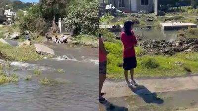 ¡Otra mega fuga de agua en CDMX! Ahora fue en Xochimilco