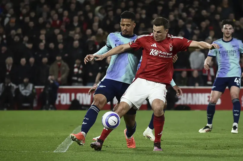 Chris Wood con Nottingham Forest | AP