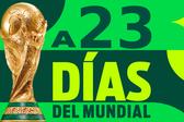 A 23 días: En un hecho anecdótico, en el Argentina vs Bulgaria de México 86 se repintó el área de una portería por estar mal medida