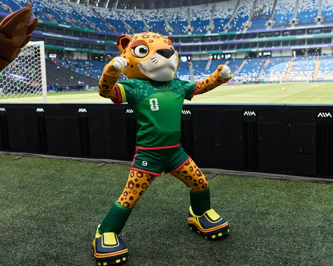 Mascota del Mundial 2026 en el Estadio BBVA | MEXSPORT