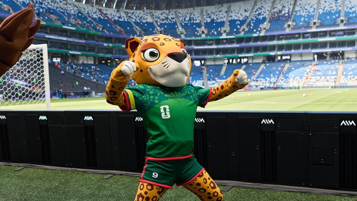 Mascota del Mundial 2026 en el Estadio BBVA | MEXSPORT