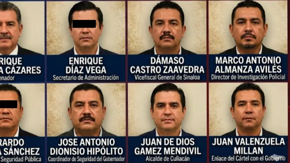 Estados Unidos publicó una lista de 10 funcionarios de Sinaloa ligados supuestamente al crimen organizado / Especial