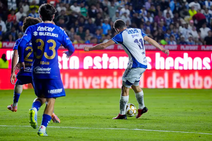 Oussama Idrissi en el partido de Semifinal entre Pachuca y Pumas en el Clausura 2026 de la Liga MX | IMAGO 7