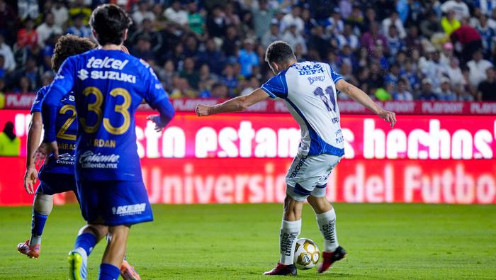 Oussama Idrissi en el partido de Semifinal entre Pachuca y Pumas en el Clausura 2026 de la Liga MX | IMAGO 7