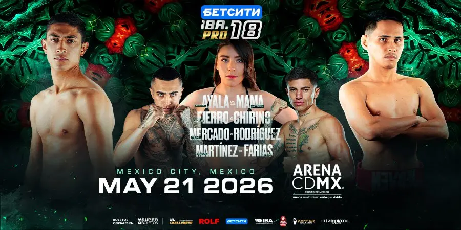 Así será la cartelera del IBA Pro 18 | X