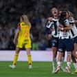 Jugadoras de Rayadas en celebración ante América en la Final de ida de la Liga MX Femenil | IMAGO 7