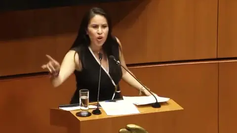 La morenista al tratar citar al Benemérito de las Américas, terminó confundiendo el orden de las palabras / Especial