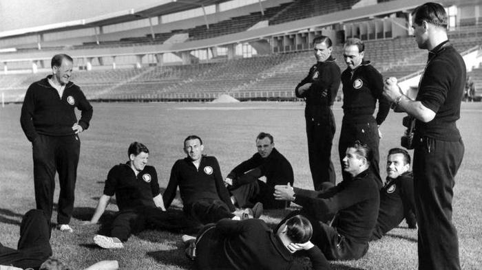La selección de Alemania en 1958 | AFP