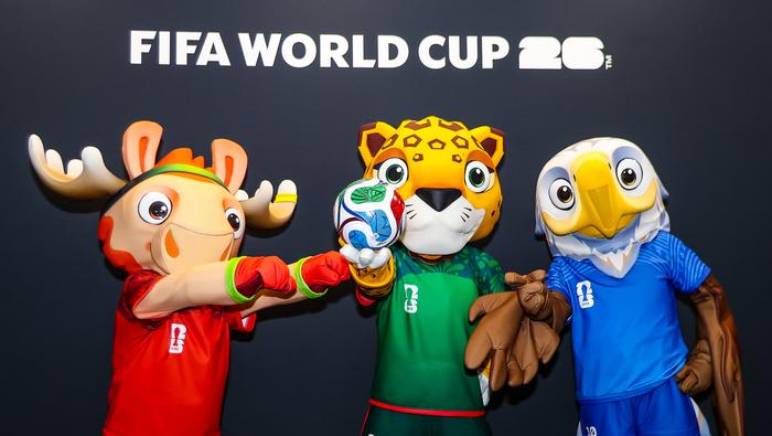 Mascotas del Mundial 2026 en el Estadio BBVA | MEXSPORT