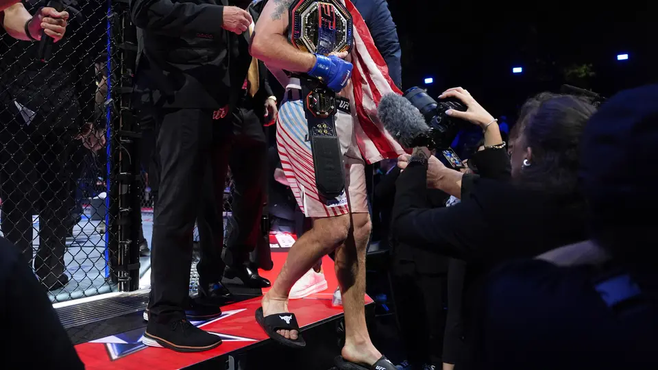 Justin Gaethje, nuevo campeón de peso ligero de la UFC l AP