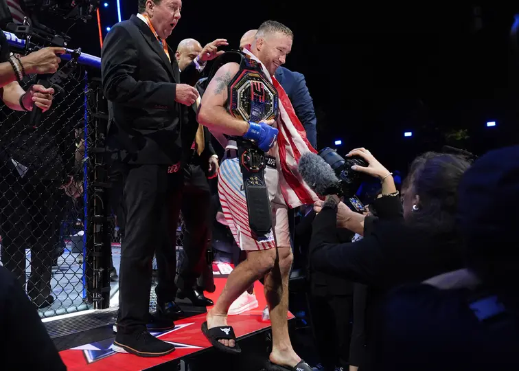 Justin Gaethje, nuevo campeón de peso ligero de la UFC l AP