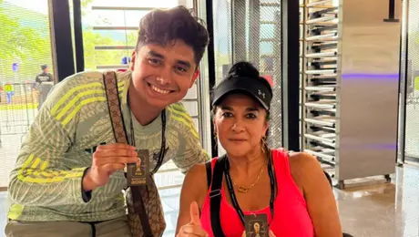 María Luisa Muñoz, la primera aficionada en entrar a un estadio del Mundial en Monterrey