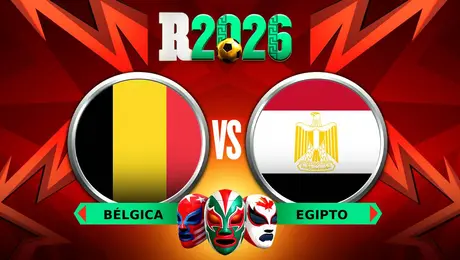 Bélgica vs Egipto Mundial 2026 Fase de Grupos