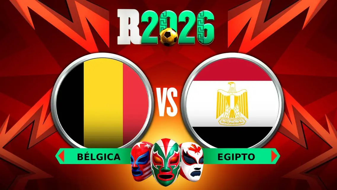 Bélgica vs Egipto Mundial 2026 Fase de Grupos