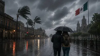 ¡Se mantiene el mal clima en México! Onda Tropical 7 amenaza con lluvias intensas, granizo y vientos fuertes