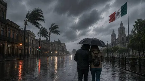 ¡Se mantiene el mal clima en México! Onda Tropical 7 amenaza con lluvias intensas, granizo y vientos fuertes