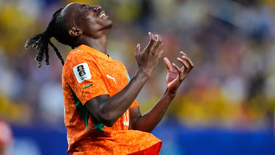 Yan Diomandé, jugador de Costa de Marfil | AP