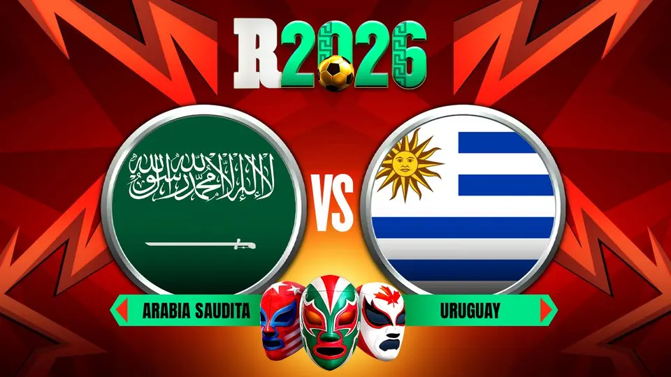 Arabia Saudita vs Uruguay ¿Dónde y cuándo ver EN VIVO el Mundial 2026?
