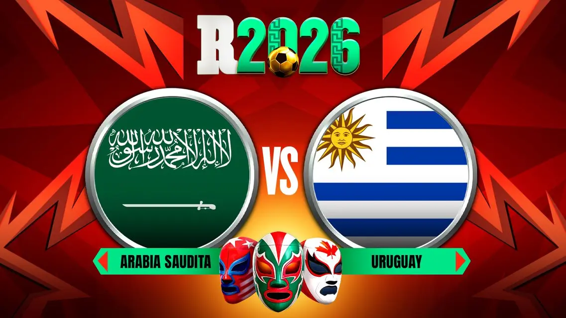 Arabia Saudita vs Uruguay Mundial 2026 Fase de Grupos