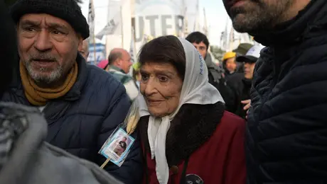Muere Taty Almeida a los 95 años; Argentina despide a una de las voces más emblemáticas de los derechos humanos