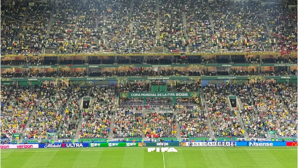 El Estadio Monterrey lleno para el primer partido de Mundial| CARLOS PONCE