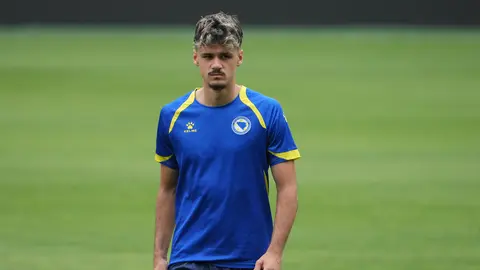Kerim Alajbegovic, jugador de Bosnia-Herzegovina | AP