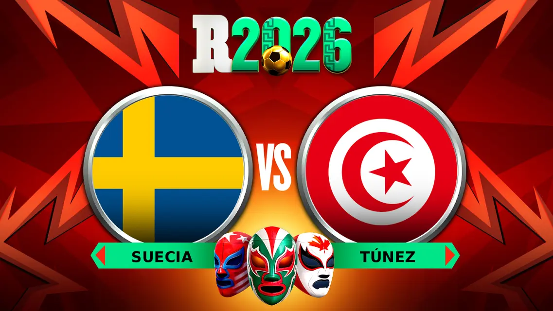 Suecia vs. Túnez Mundial 2026 Fase de Grupo 