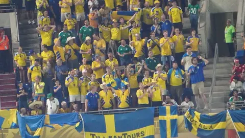 Seguidores de Suecia en el partido de Mundial ante Túnez| CARLOS PONCE