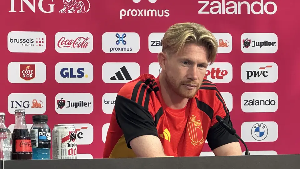 Kevin De Bruyne en conferencia de prensa | AP