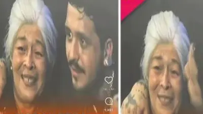 VIDEO: Nodal sorprende al besar por accidente a una fan de la tercera edad en pleno concierto