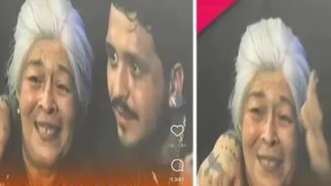 VIDEO: Nodal sorprende al besar por accidente a una fan de la tercera edad en pleno concierto