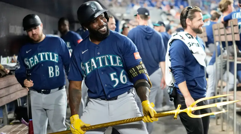 Randy Arozarena disfruta una nueva experiencia en el Juego de Estrellas de la MLB | AP