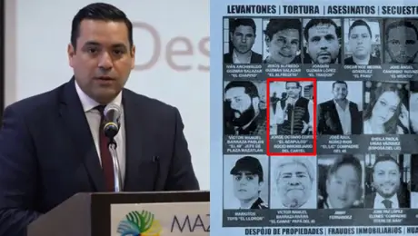 Empresario que golpeó a recepcionista aparece en narcovolantes que aparecieron en Sinaloa
