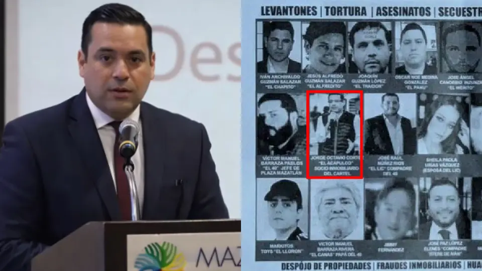 Empresario que golpeó a recepcionista aparece en narcovolantes que aparecieron en Sinaloa