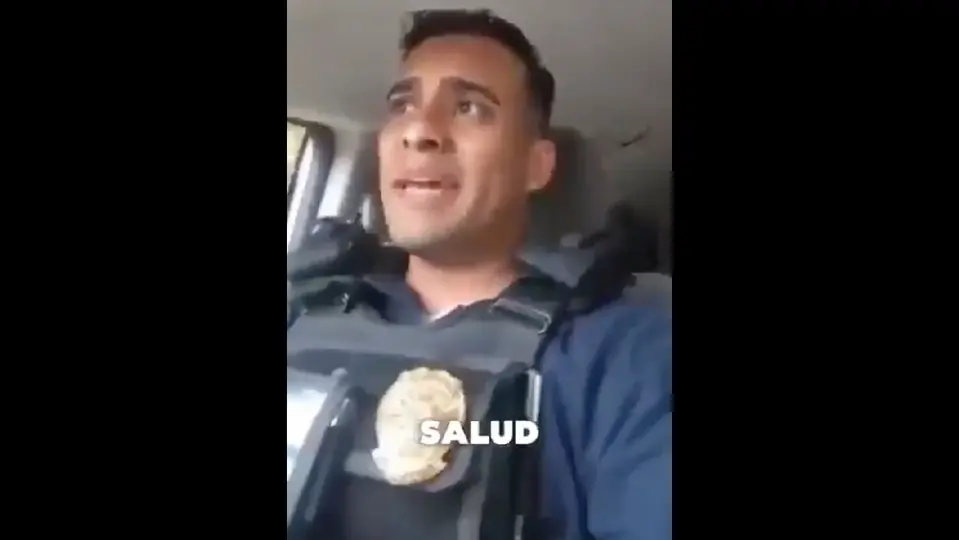 El policía grabó un video antes de quietarse la vida saltando desde un puente / Especial