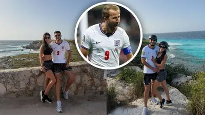 Raúl Jiménez presume en vacaciones la camiseta que intercambió con Harry Kane