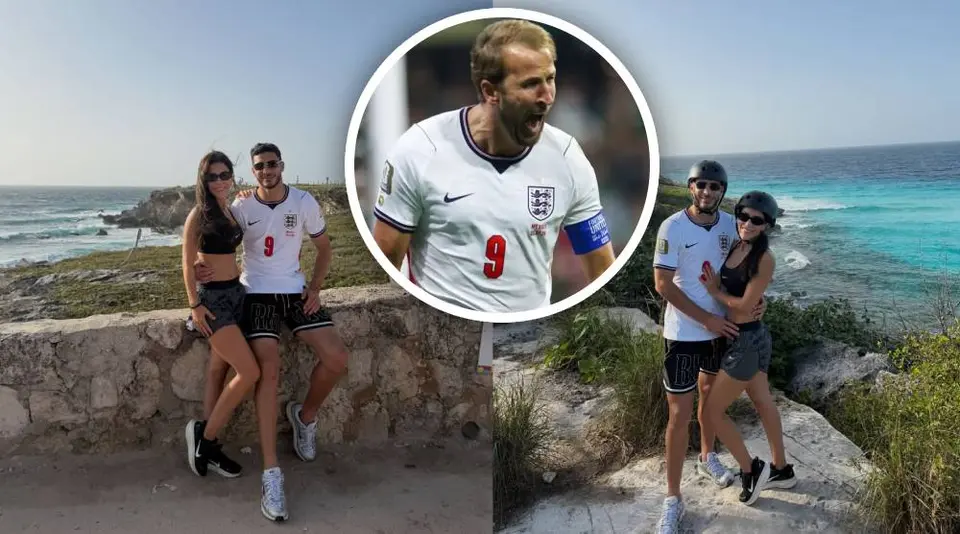 Raúl Jiménez usando la casaca de Kane | @danielabassom