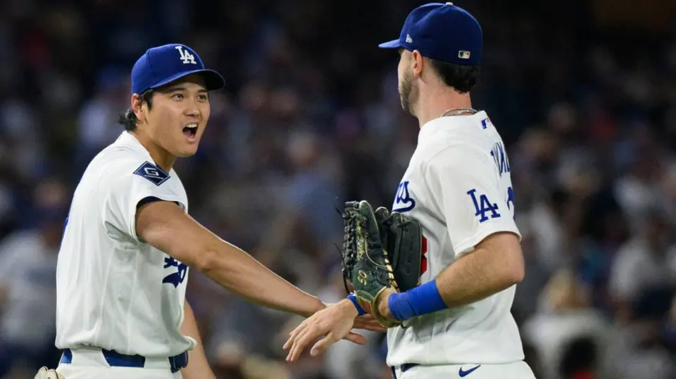 Dodgers celebrando una victoria | AP