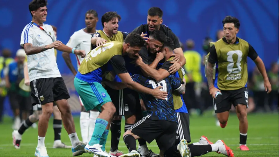 Messi tuvo un emotivo festejo en las Semifinales de la Copa del Mundo | AP