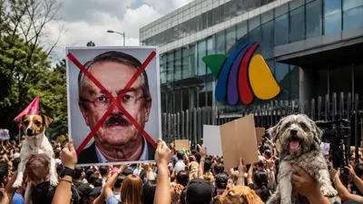 Convocan protesta contra Pedro Sola frente a TV Azteca; piden asistir con perros y carteles