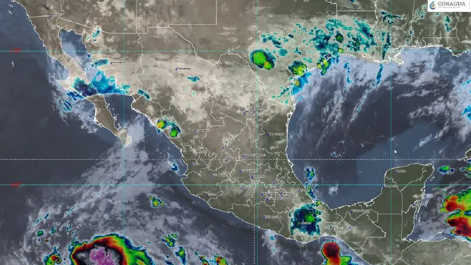 Condiciones del estado del tiempo de este miércoles 15 de julio / @CONAGUA
