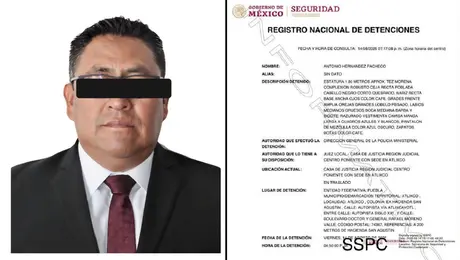 Cae jefe de Seguridad de Atlixco, Puebla: Fiscalía lo acusa de cohecho y abuso de autoridad