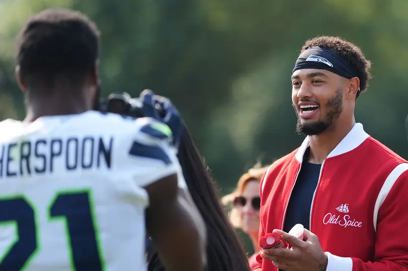 Devon Witherspoon y Jaxon Smith-Njigba, de Seattle Seahawks | AP