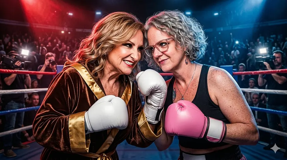 Gala Montes propone pelea entre su mamá y Doña Alegría en Ring Royale. /IA