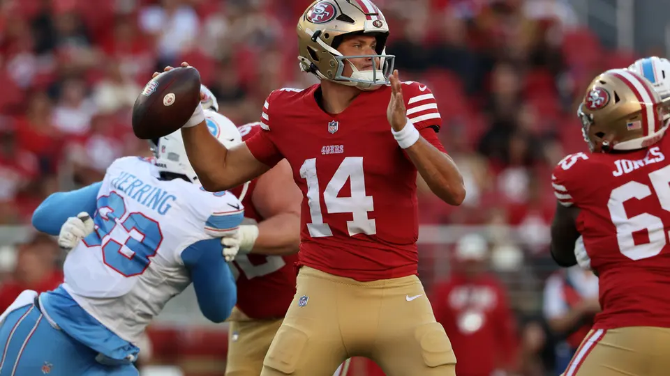Kurtis Rourke, mariscal de campo de San Francisco 49ers | AP