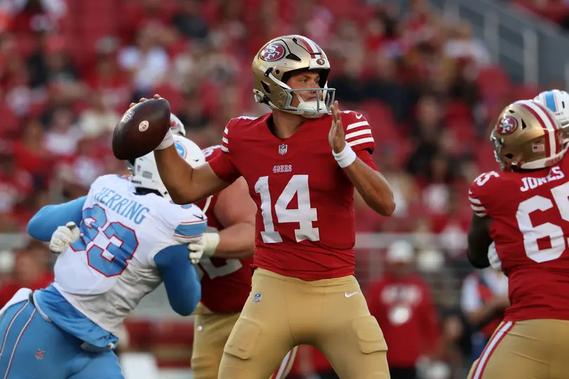 Kurtis Rourke, mariscal de campo de San Francisco 49ers | AP