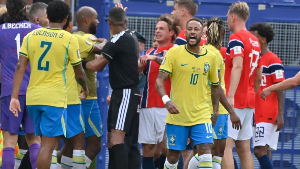Neymar en el partido de Brasil contra Noruega en el Mundial 2026 | MEXSPORT